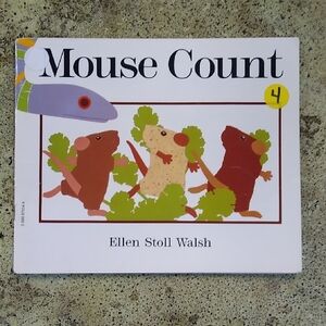 Mouse Count Children's Picture Book Ellen Stoll Walsh Home School Daycare